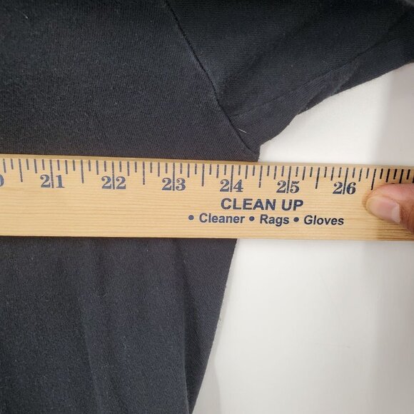 Quiksilver Logo Regular Fit Long Sleeve Top Crewneck Cotton XL Men Black Multi - Picture 9 of 10